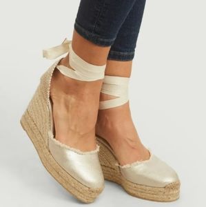 Women's Castañer Canela Frayed Metallic 40